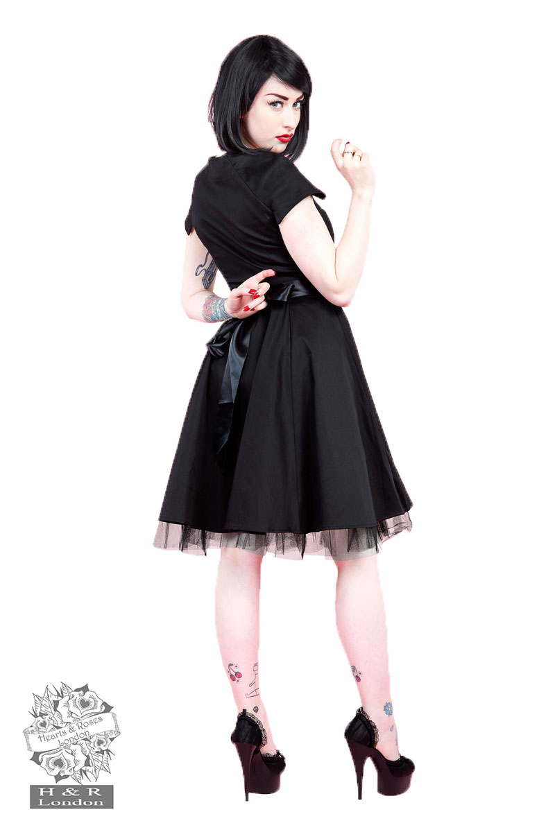 Black Sailor Collar Dress